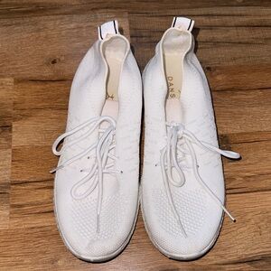 Dansko White Knit Women's Sneakers
